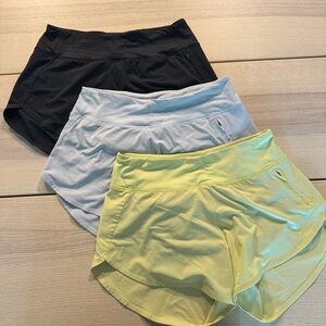 Outdoor Voices set of Hudson 4” Shorts - size M